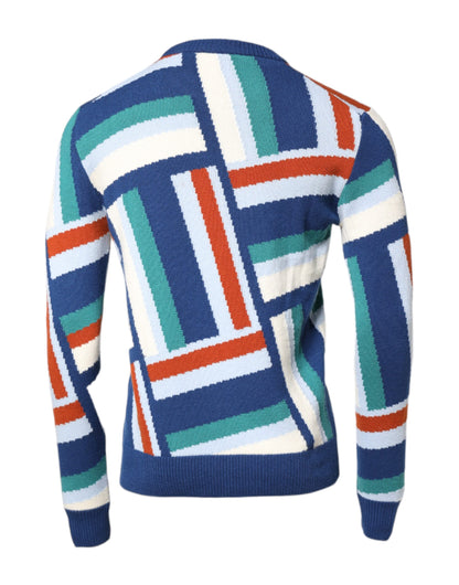 Dolce & Gabbana Multicolor Kaschmir-Strickpullover