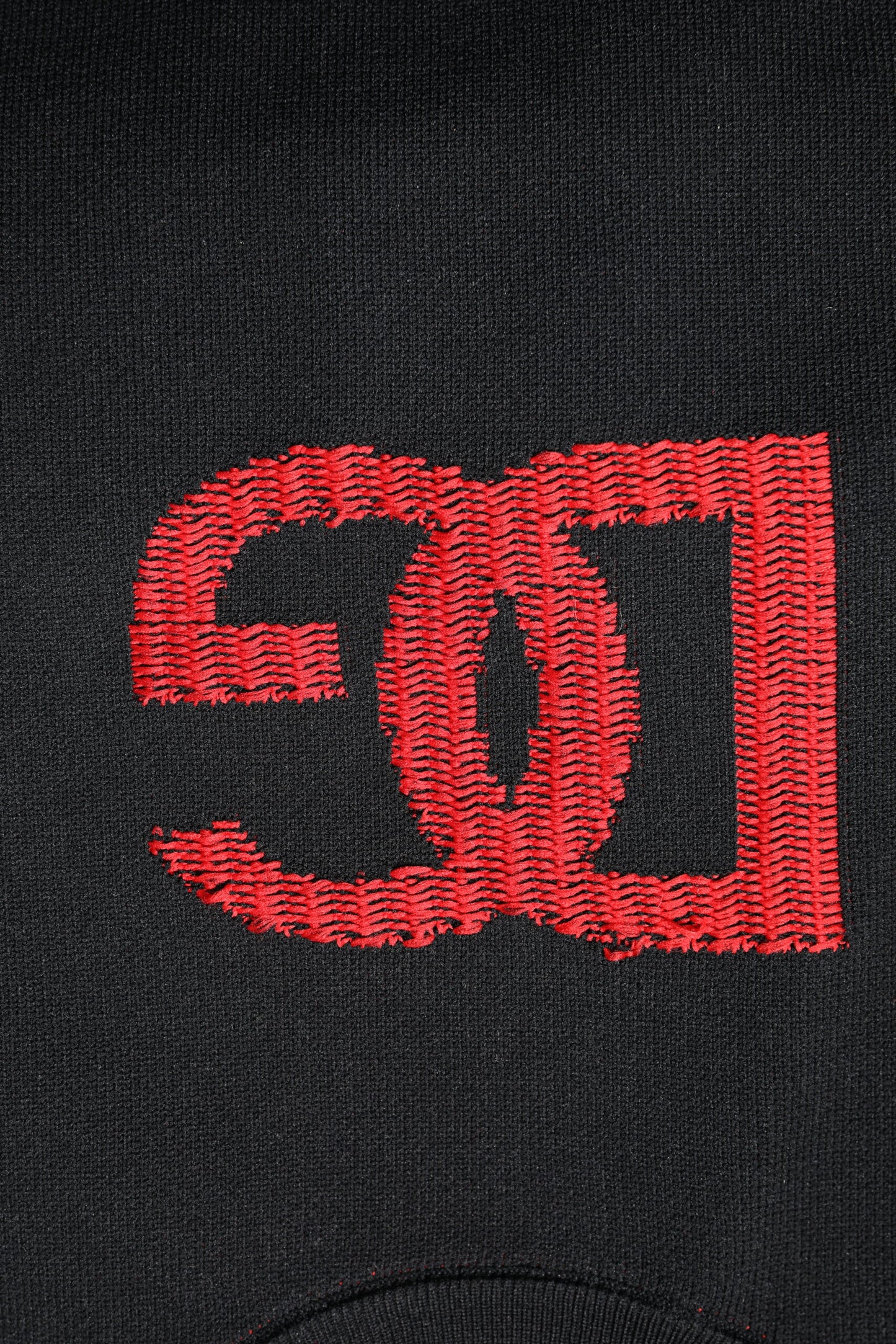 Dolce & Gabbana Schwarzer Nylon DGLogo Knit Herren Pullover Pullover