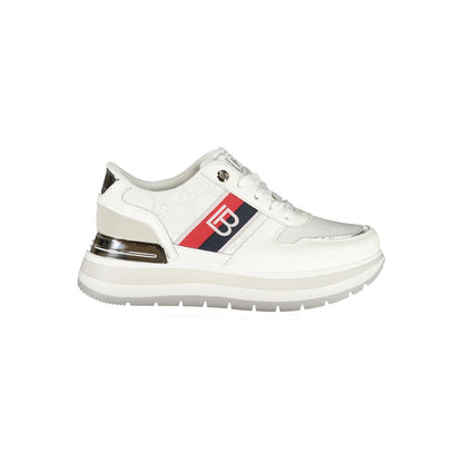 Laura Biagiotti Weißer Polyester Damen Sneaker