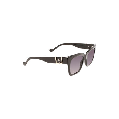 Liu Jo Schwarze Acetat-Sonnenbrille für Frauen