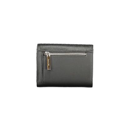 Calvin Klein Schwarzes Polyester Portemonnaie für Frauen