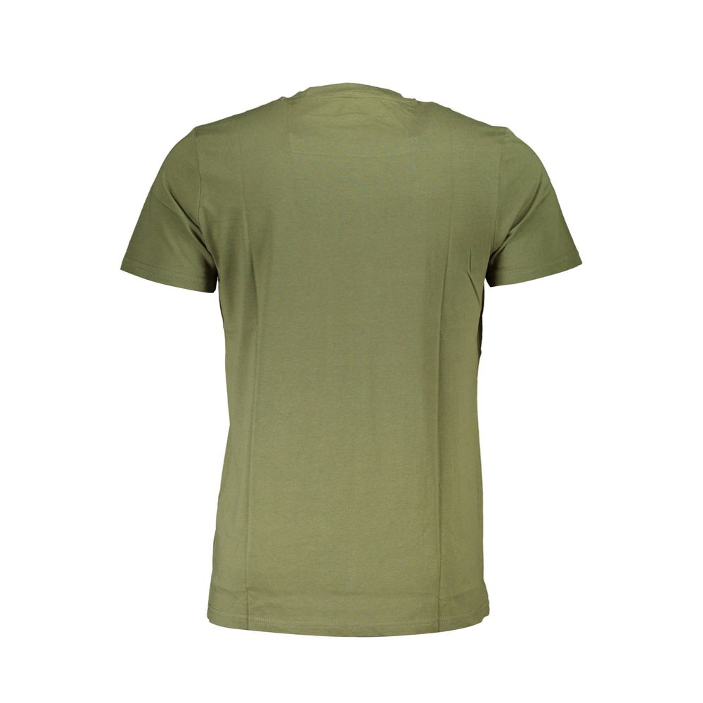 Cavalli Class Grünes Baumwolle Männer T-Shirt