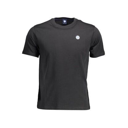 North Sails Schwarzes Baumwolle Männer T-Shirt