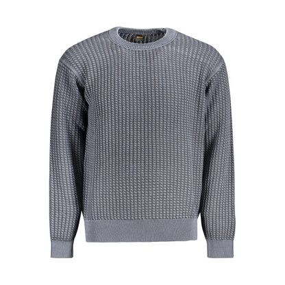 Hugo Boss Blauer Baumwollpullover für Männer