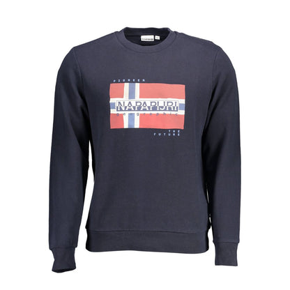 Napapijri Blauer Baumwollpullover für Männer