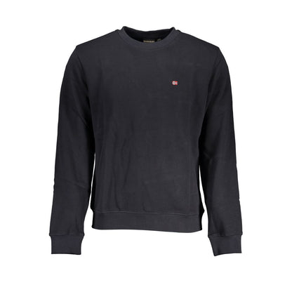 Napapijri Schwarzer Baumwollpullover für Männer