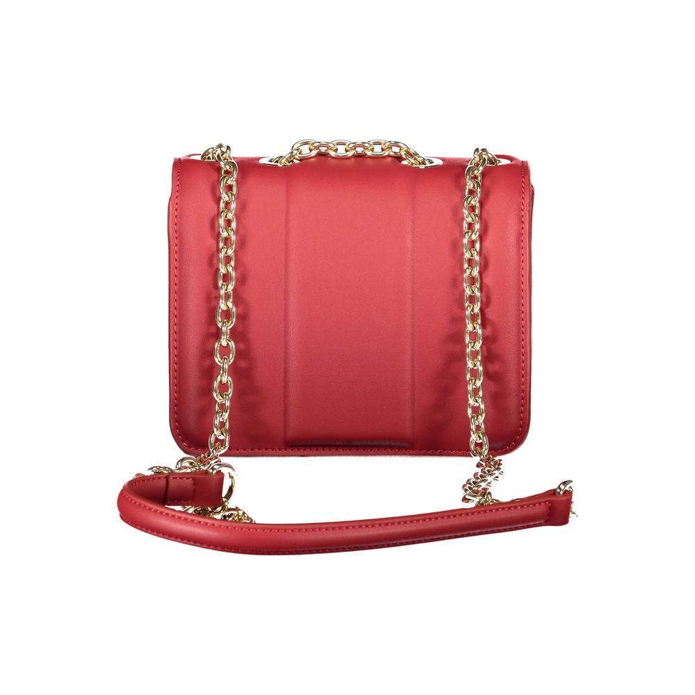 Mario Valentino Rote Polyethylen Frauen Handtasche