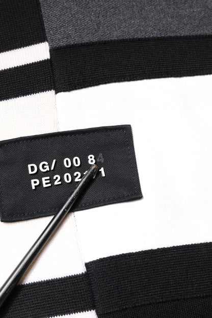 Dolce & Gabbana Multicolor Logo Pullover mit Kapuze