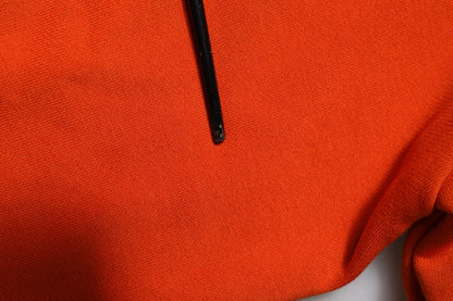 Dolce & Gabbana Orange Baumwolle mit Kapuze Männer Sweatshirt Pullover