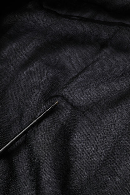 Dolce & Gabbana Schwarzer weißer Logo-Strickpullover