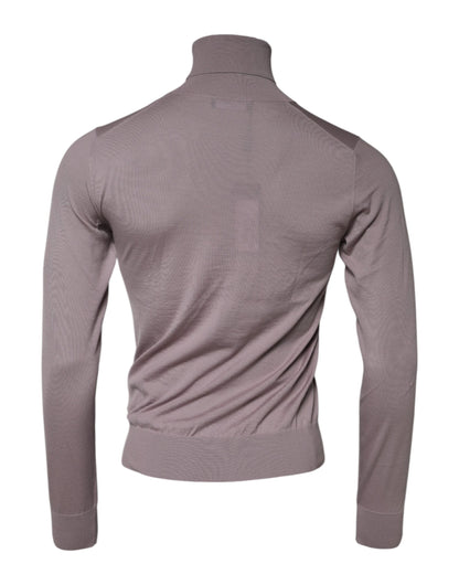 Dolce & Gabbana Brauner Kaschmir-Strickpullover für Männer