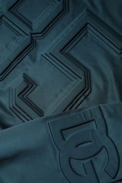 Dolce & Gabbana Pullover mit geprägtem Logo in Dunkelgrün