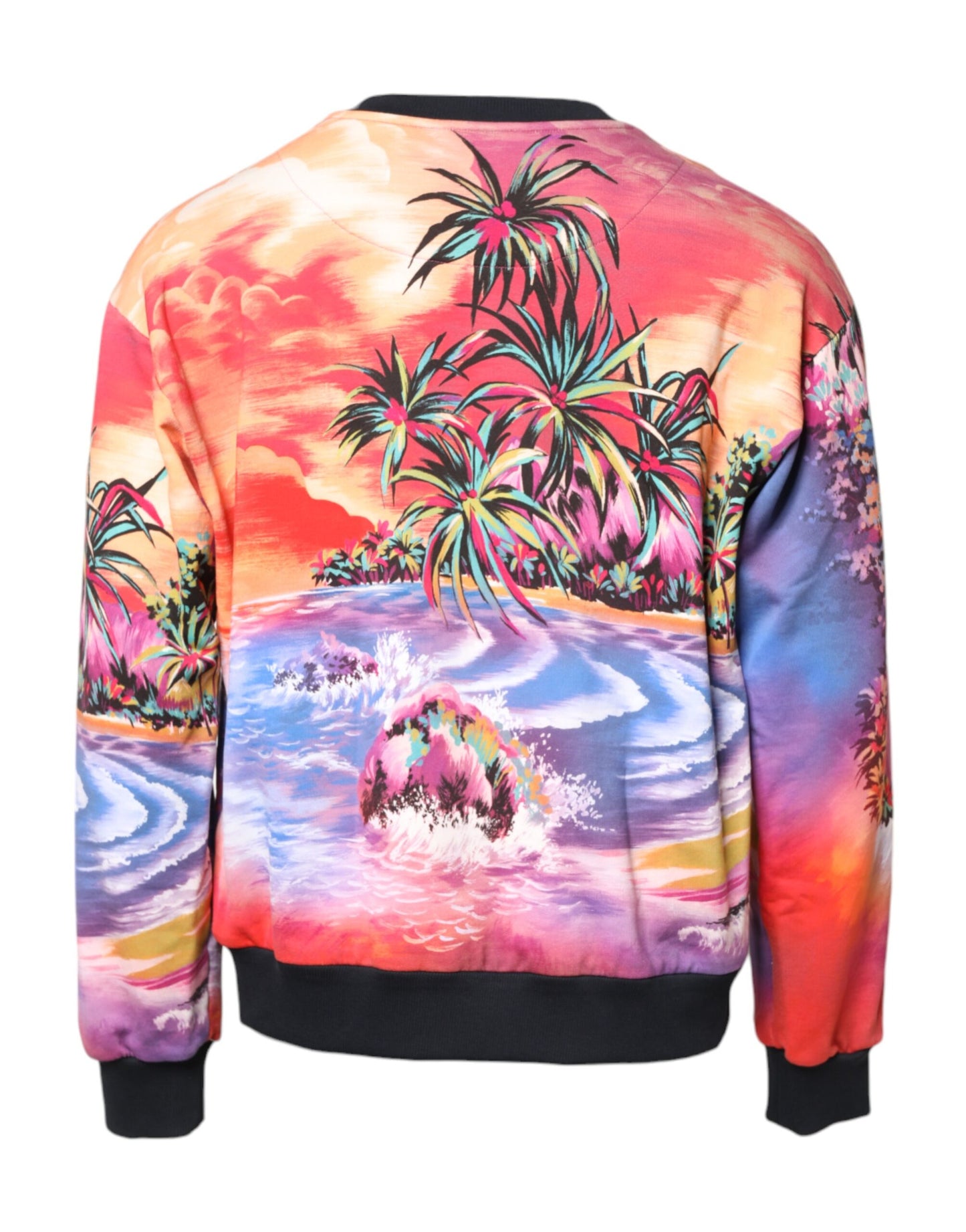 Dolce & Gabbana Pullover mit Rundhalsausschnitt und Multicolor-Druck