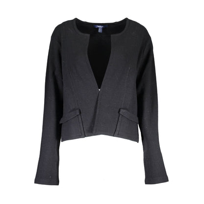 Gant Schwarze Strickjacke aus Wolle für Frauen