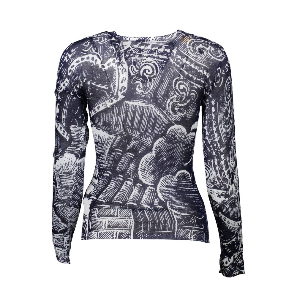 Desigual Blauer Viskose Pullover für Frauen