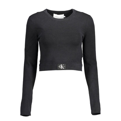 Calvin Klein Schwarzer Lyocell-Pullover für Frauen