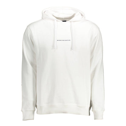 North Sails Weißer Baumwollpullover für Männer
