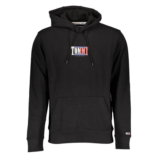 Tommy Hilfiger Schwarzer Baumwollpullover für Männer