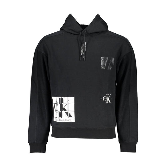Calvin Klein Schwarzer Baumwollpullover für Männer