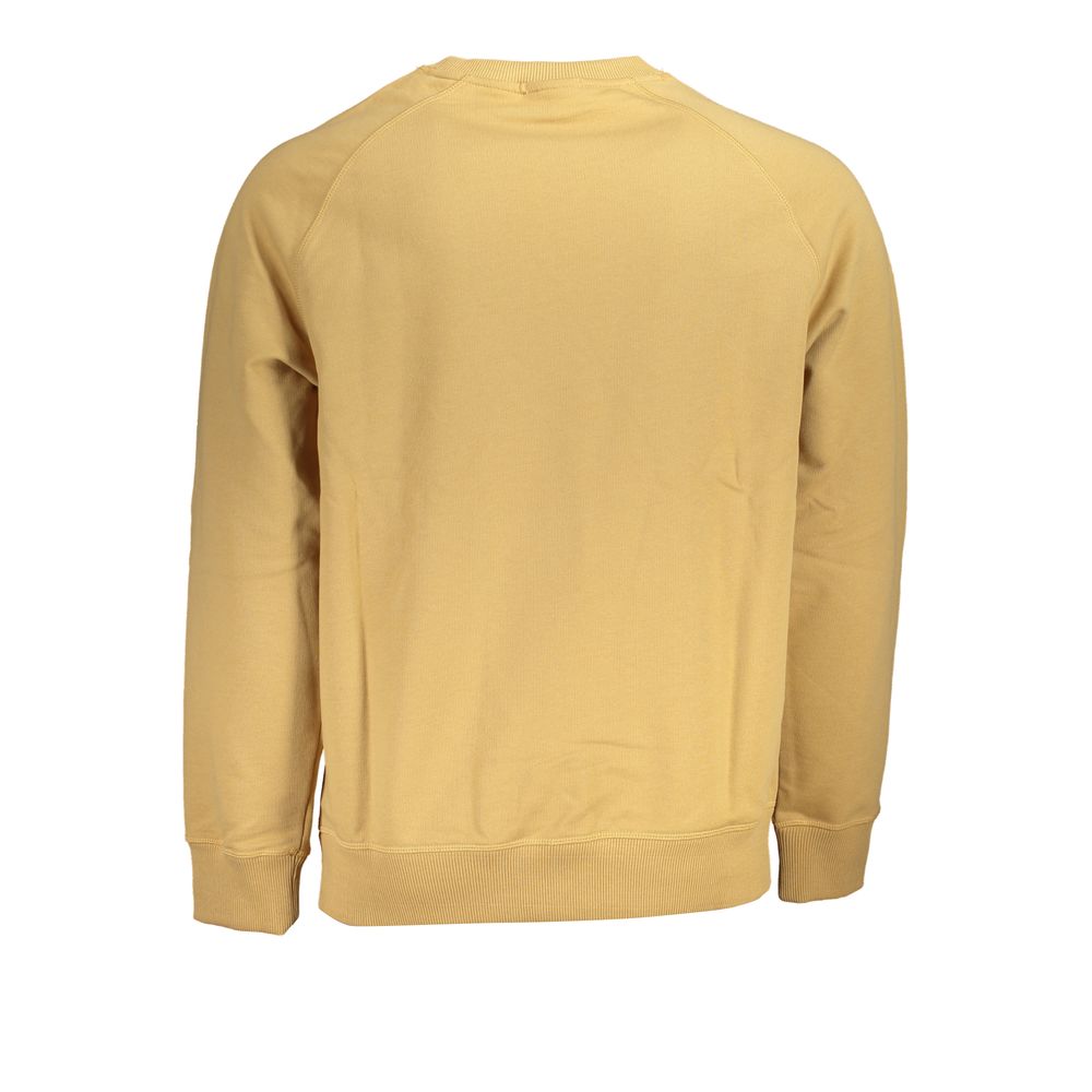 Timberland Beigefarbenes Sweatshirt mit gesticktem Rundhalsausschnitt