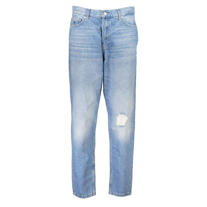 Calvin Klein Hellblaue Baumwolle Damen Jeans
