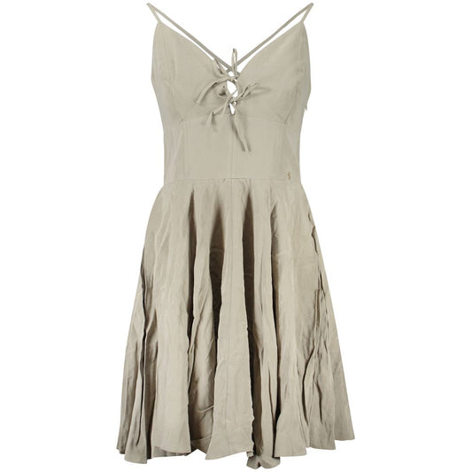 Guess Jeans Grünes Modal Damen Kleid