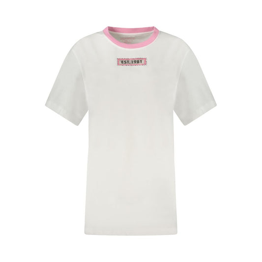 Guess Jeans Weißes Baumwoll-Top für Frauen