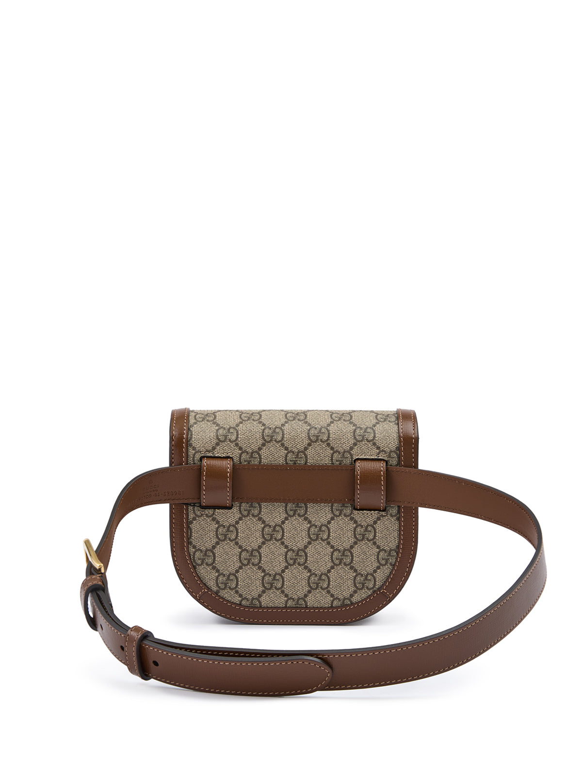 Gucci GG Beige Monogram Horsebit 1955 Gürteltasche
