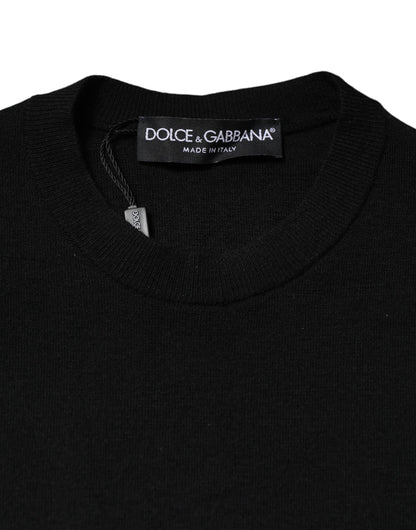 Dolce & Gabbana Schwarzes langärmeliges Bodycon Etuikleid