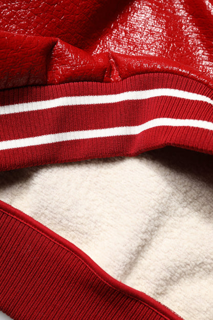 Dolce & Gabbana Roter Pullover mit DGLogo-Stickerei aus Wolle