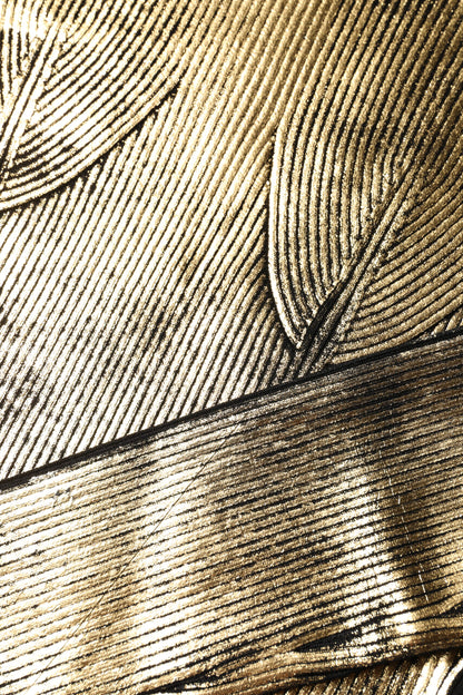 Dolce & Gabbana Gold Rundhalsausschnitt Langarmpullover Top