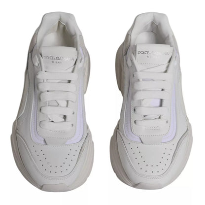 Dolce & Gabbana Weiß Daymaster Low Top Herren Turnschuhe Schuhe