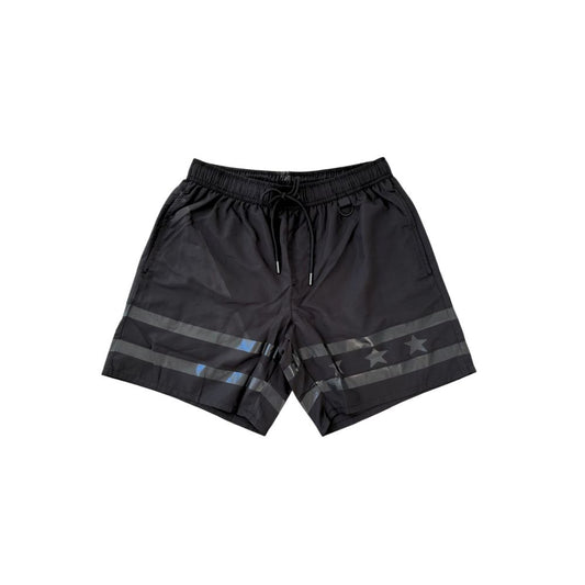 Iceberg Schwarze Polyester Herren Badeshorts