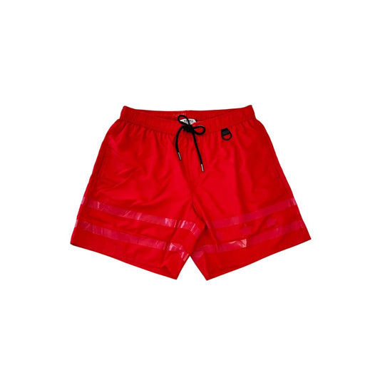 Iceberg Rotes Polyester Männer schwimmen kurz