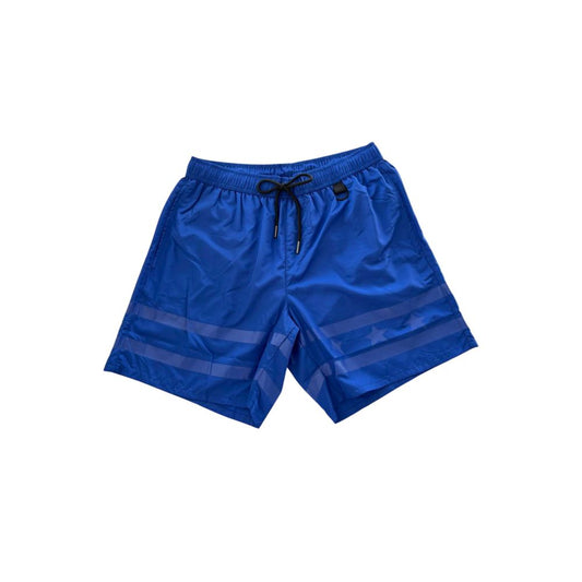 Iceberg Blaue Polyester Herren-Badeshorts