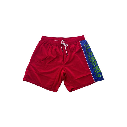 Iceberg Rote Polyester-Badebekleidung für Männer