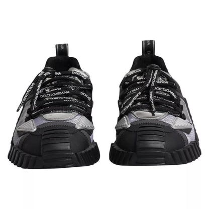 Dolce & Gabbana Multicolor Lace Up Low Top NS1 Turnschuhe Schuhe