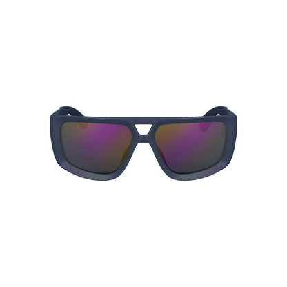 Calvin Klein Blaue Plastik-Sonnenbrille für Männer