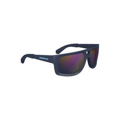 Calvin Klein Blaue Plastik-Sonnenbrille für Männer