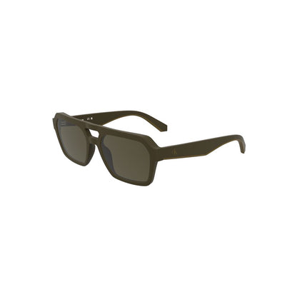 Calvin Klein Braunes biobasiertes Gewebe Männer Sonnenbrille