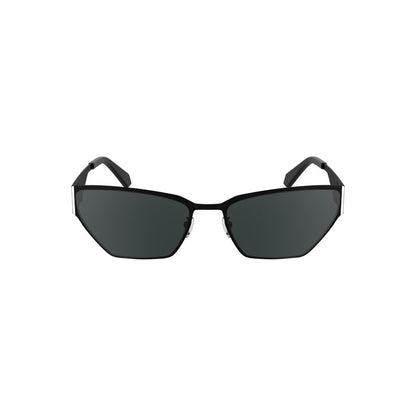 Calvin Klein Schwarze Metall-Sonnenbrille für Frauen