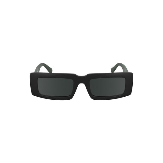 Calvin Klein Schwarze Sonnenbrille aus biobasiertem Stoff für Männer