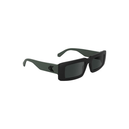 Calvin Klein Schwarze Sonnenbrille aus biobasiertem Stoff für Männer