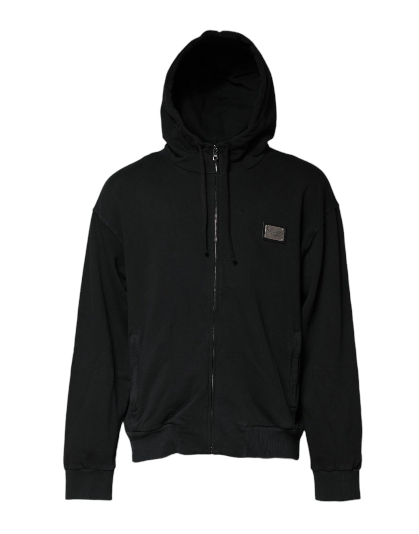 Dolce & Gabbana Schwarzes Logo Sweatshirt mit Kapuze Herren Sweatshirt Pullover