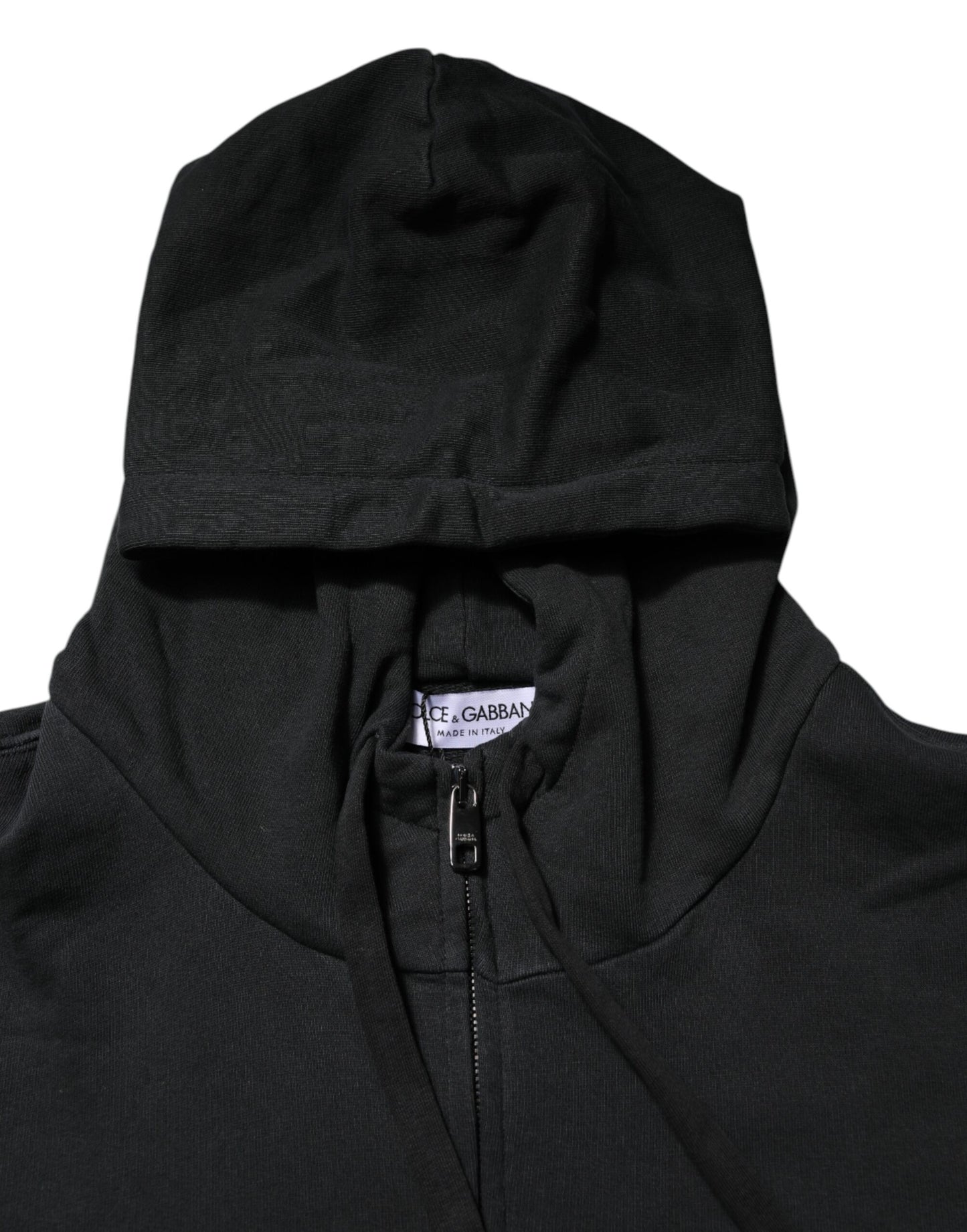 Dolce & Gabbana Schwarzes Logo Sweatshirt mit Kapuze Herren Sweatshirt Pullover