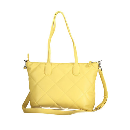 Mario Valentino Gelbe Polyethylen-Handtasche