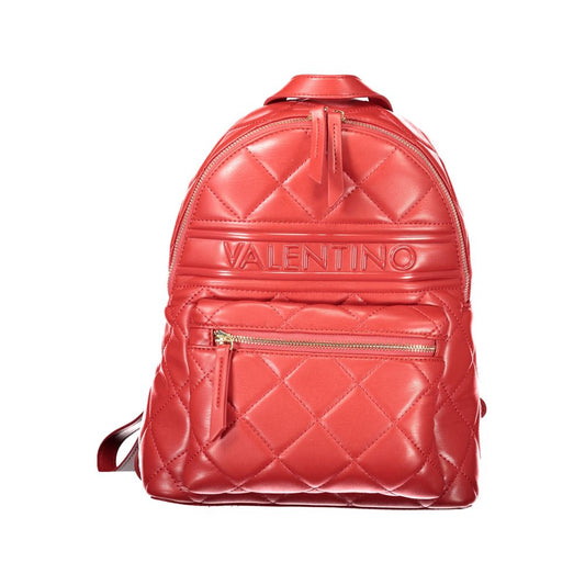 Mario Valentino Roter Polyethylen-Rucksack für Frauen