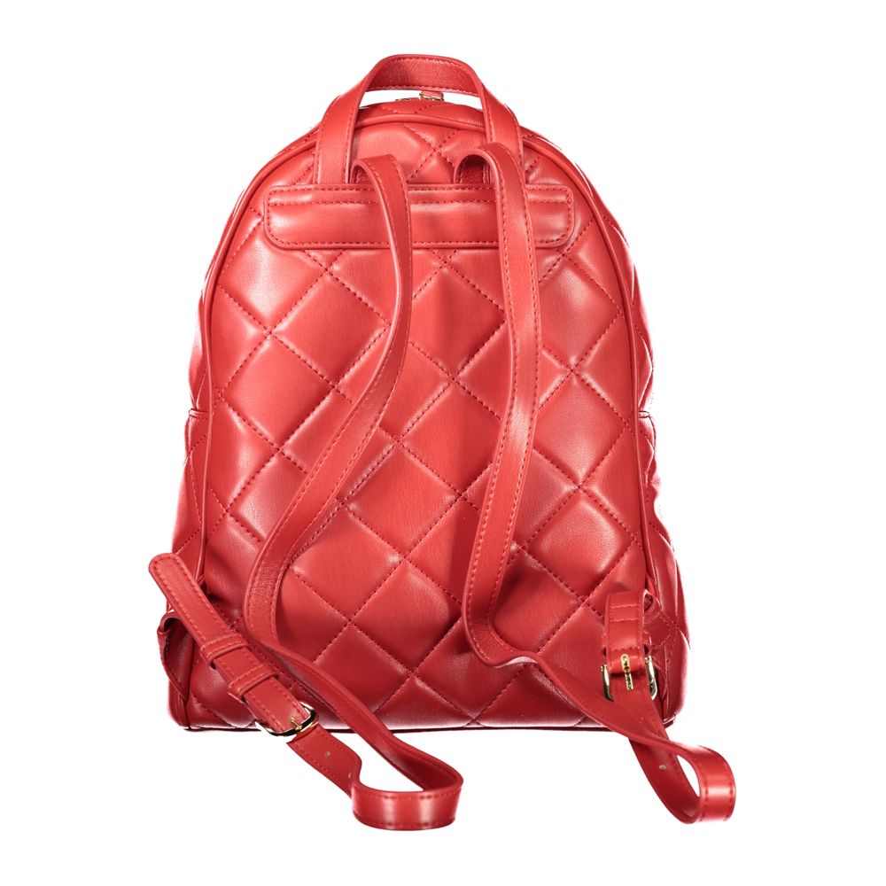 Mario Valentino Roter Polyethylen-Rucksack für Frauen