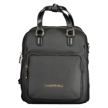 Mario Valentino Schwarzer Polyethylen-Rucksack für Frauen