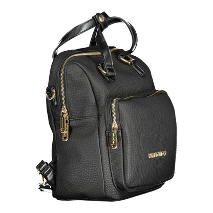 Mario Valentino Schwarzer Polyethylen-Rucksack für Frauen